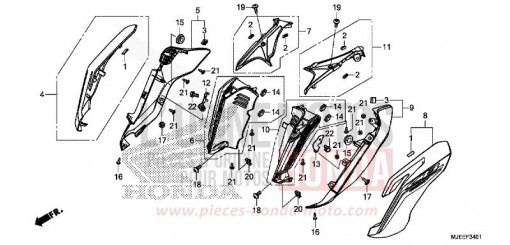 RADKRANZ (2) CB650FAJ de 2018